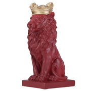 Statue Roi Lion Rouge I Le Monde Des Statues 