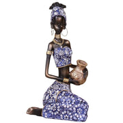 Statue Femme Africaine Résine I Le Monde Des Statues 