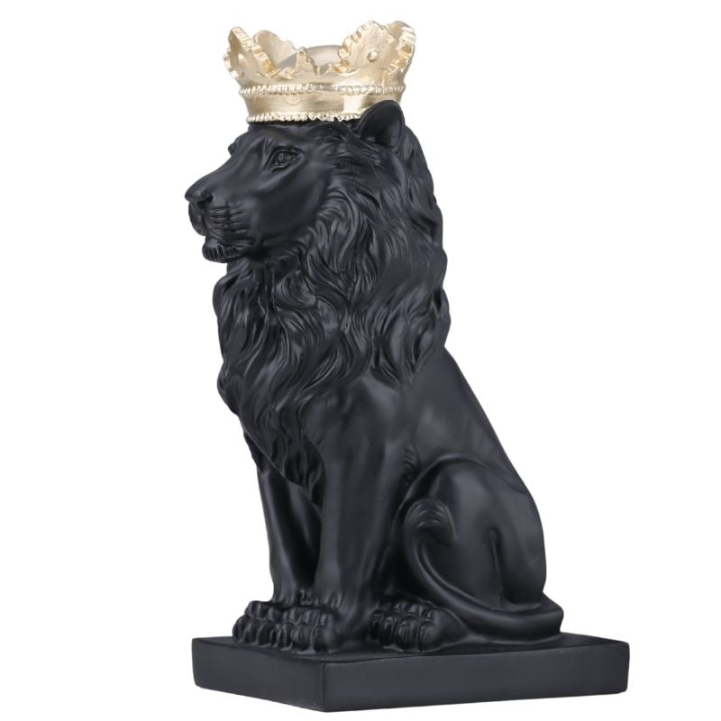 Statue De Lion Noir I Le Monde Des Statues 