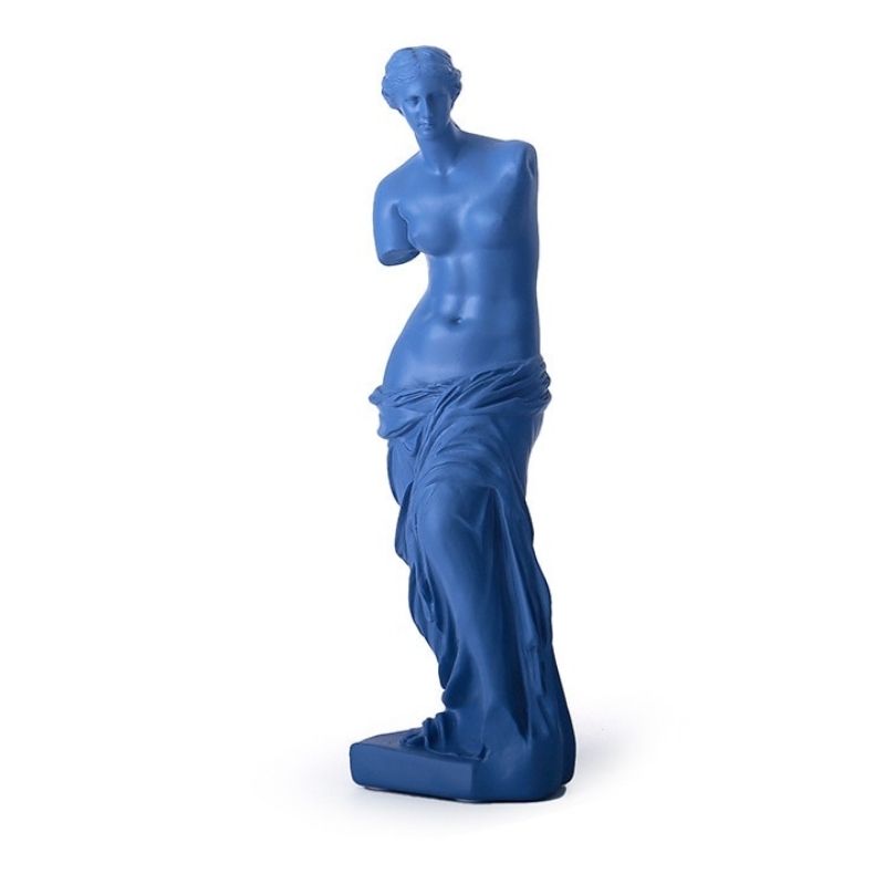 Statue Grecque Femme Bleue I Le Monde Des Statues 