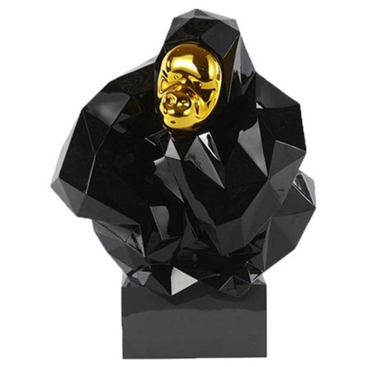 Statue Gorille Design Noir I Le Monde Des Statues 