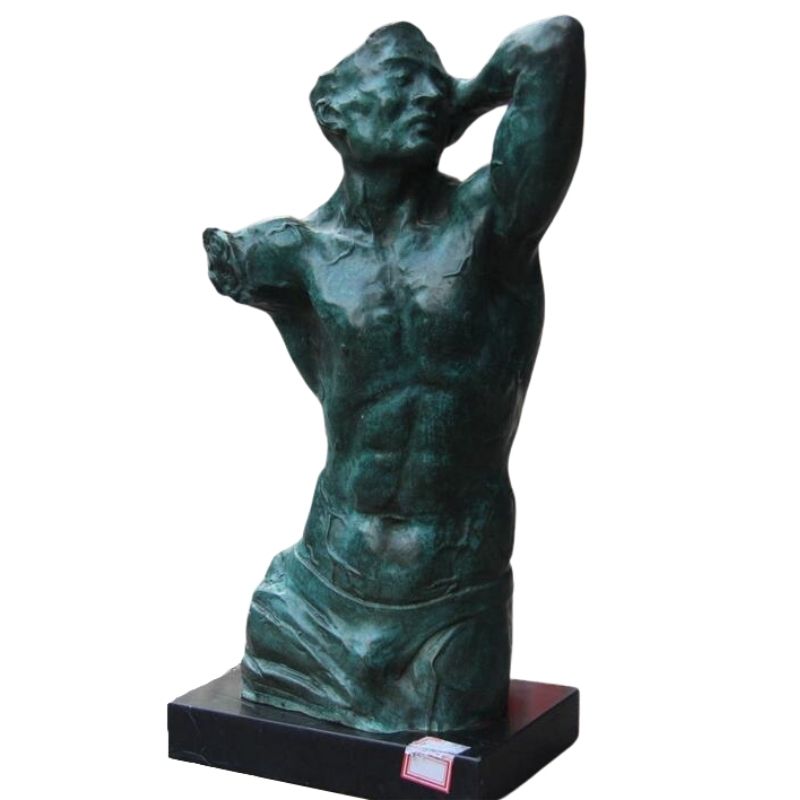 Statue Bronze Homme Bleu I Le Monde Des Statues 