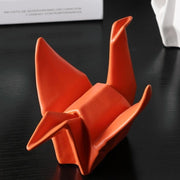 Statue Origami Cocotte Orange I Le Monde Des Statues 