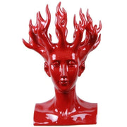 Statue Femme Vase Rouge I Le Monde Des Statues 