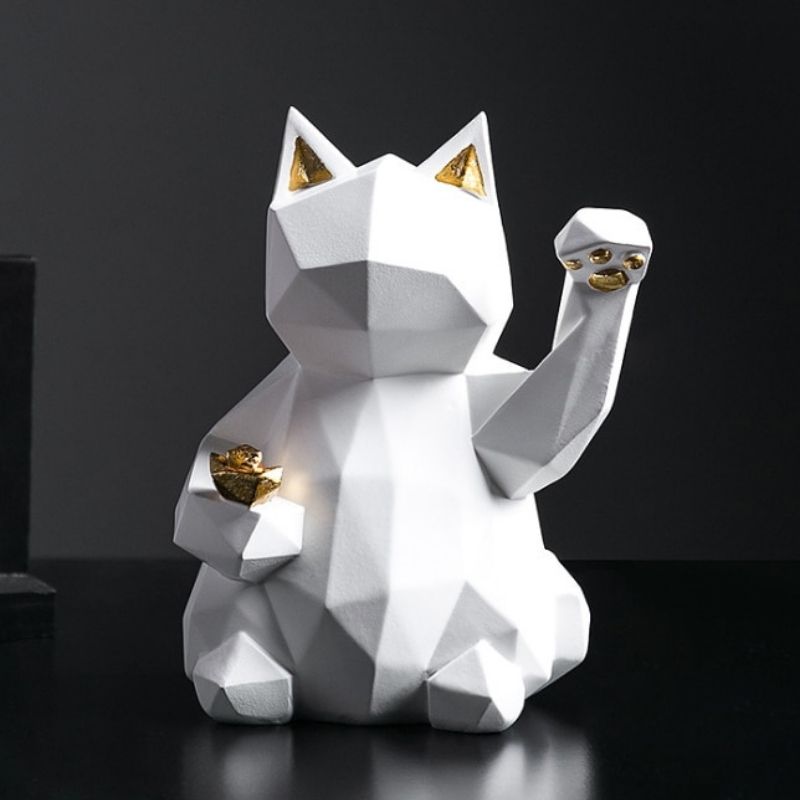 Statue Chat Origami Japon I Le Monde Des Statues 