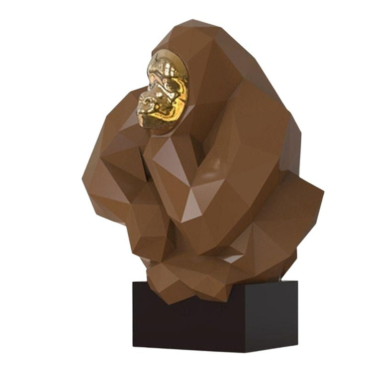 Statue Gorille Design Marron I Le Monde Des Statues 