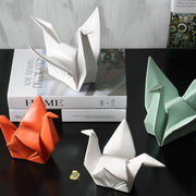 Statue Origami Cocotte Orange I Le Monde Des Statues 