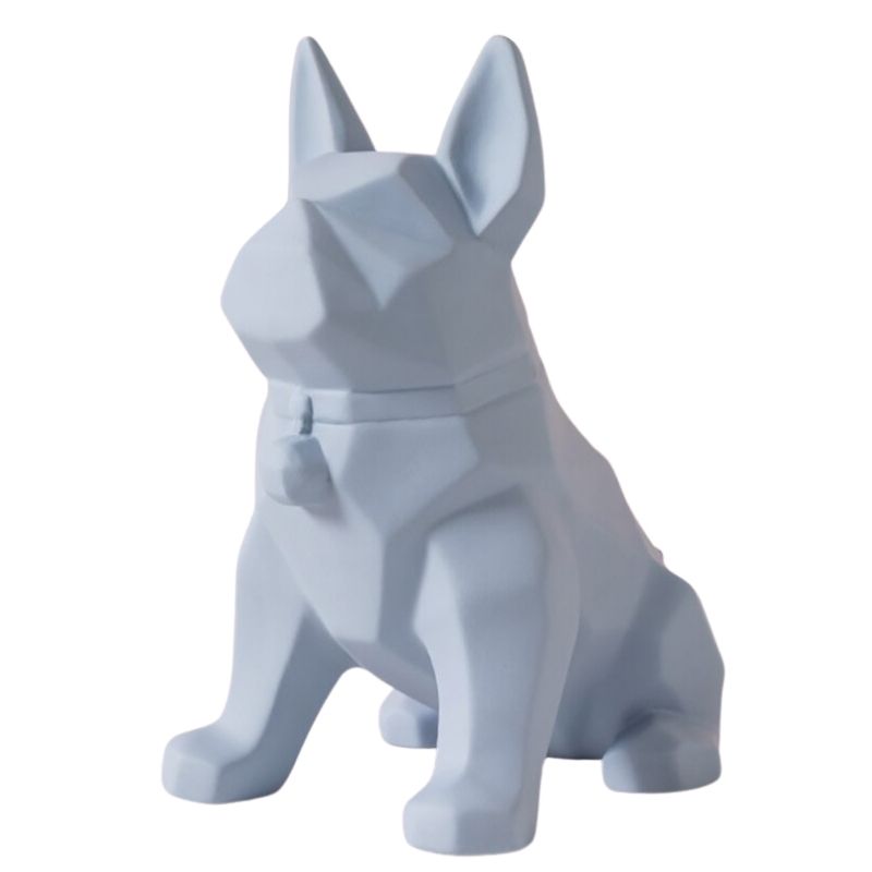 Statue Origami Chien Bleu I Le Monde Des Statues 