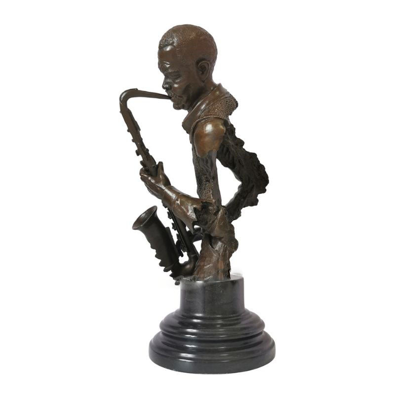 Statue De Musicien Africain I Le Monde Des Statues 