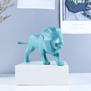 Statue Lion Bleu I Le Monde Des Statues 