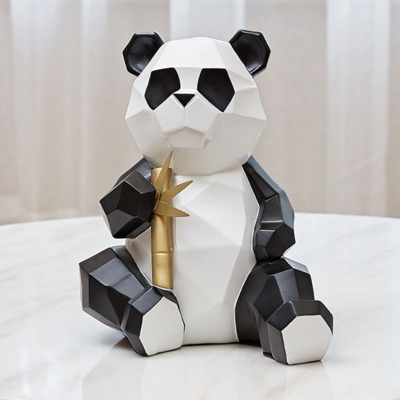 Statue Panda Origami I Le Monde Des Statues 