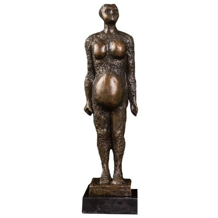 Statue Africaine Femme Enceinte Moderne I Le Monde Des Statues 