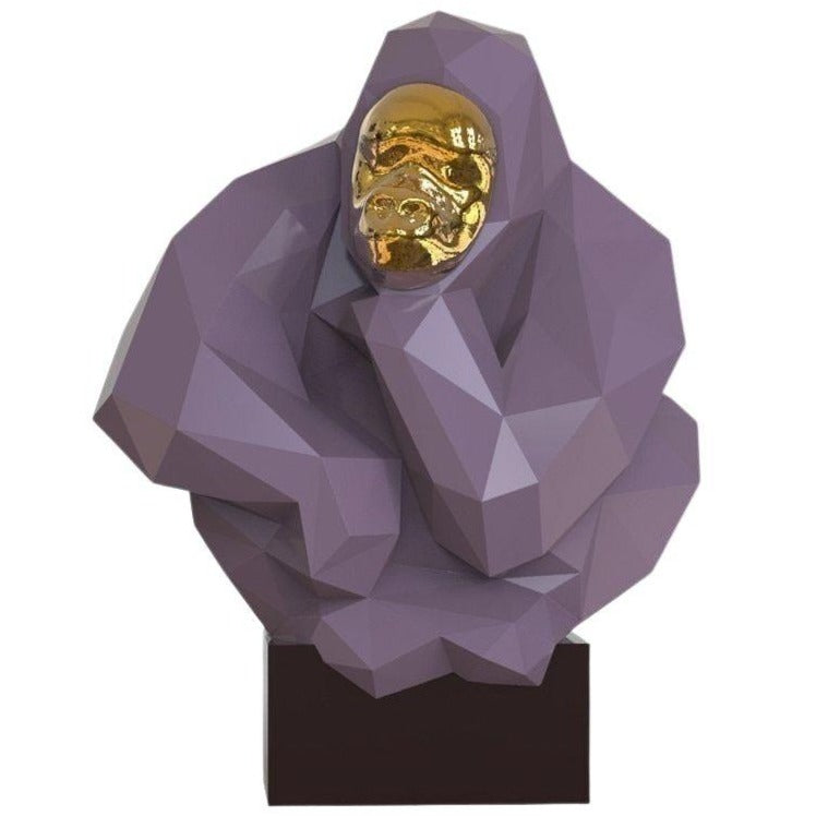 Statue Gorille Design Violet I Le Monde Des Statues 