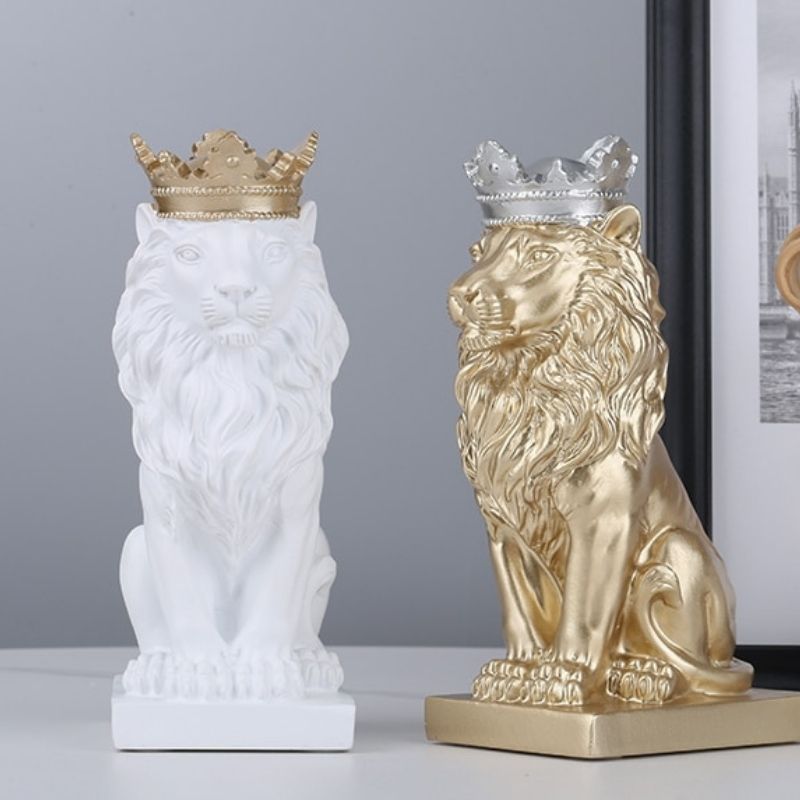 Statue Roi Lion Blanc I Le Monde Des Statues 