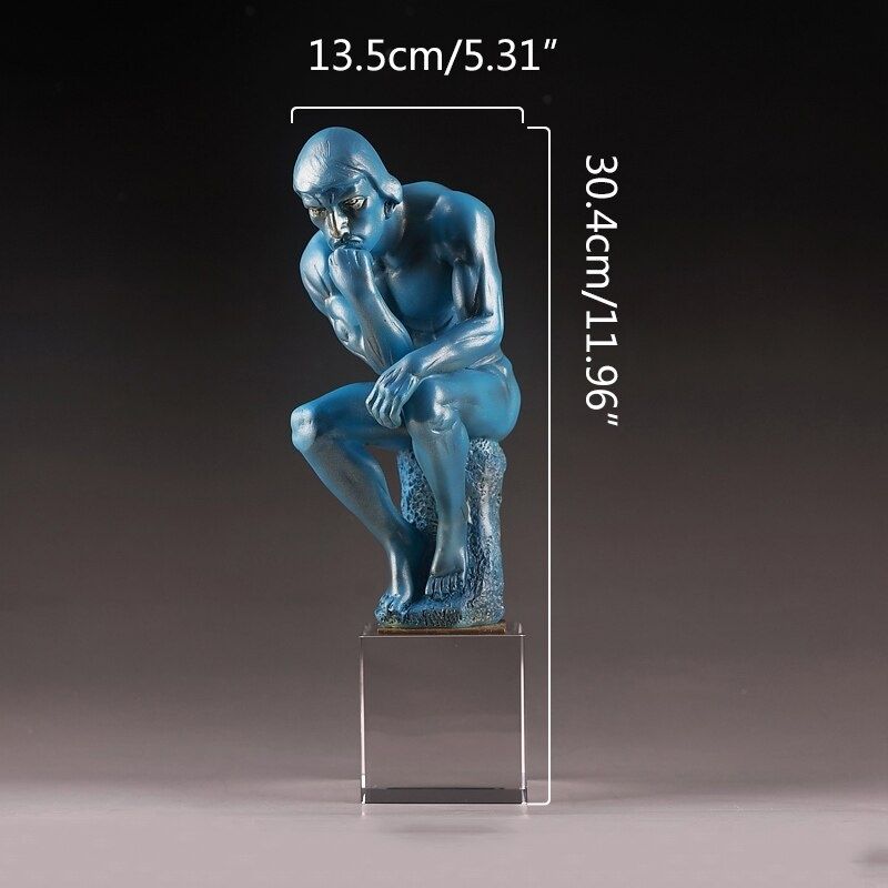 Statue Romaine Homme Bleu I Le Monde Des Statues 