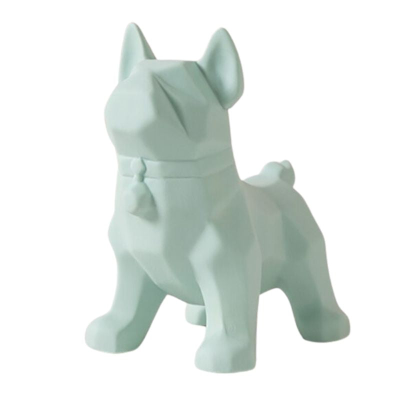 Statue Origami Chien Vert I Le Monde Des Statues 