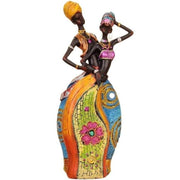 Statue Africaine Colorée I Le Monde Des Statues 