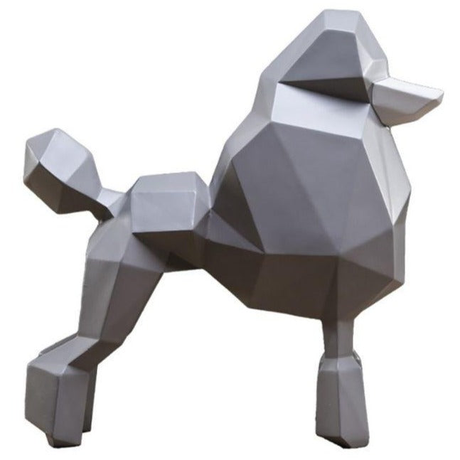 Statue Origami Caniche I Le Monde Des Statues 