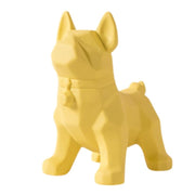 Statue Origami Chien Jaune I Le Monde Des Statues 