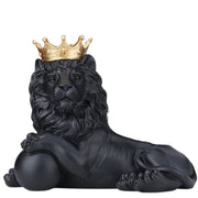 Statue Roi Lion Noir I Le Monde Des Statues 