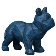 Statue Chien Origami Bleu I Le Monde Des Statues 
