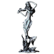 Statue Femme Sirène Argentée I Le Monde Des Statues 