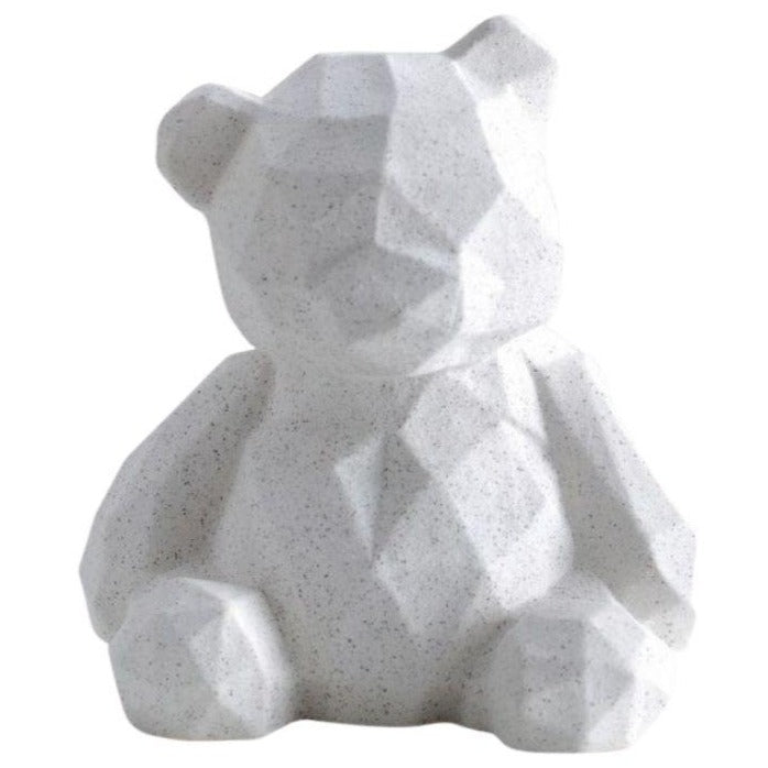 Statue Origami Nounours Blanc I Le Monde Des Statues 