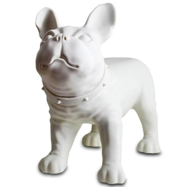 Statue Bouledogue Blanc I Le Monde Des Statues 