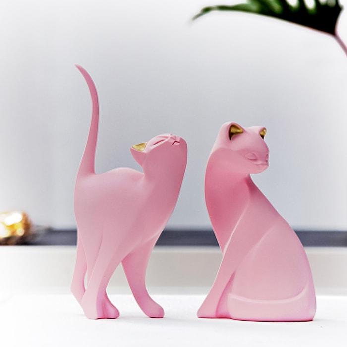 Statue Chat Pinky Caty I Le Monde Des Statues 