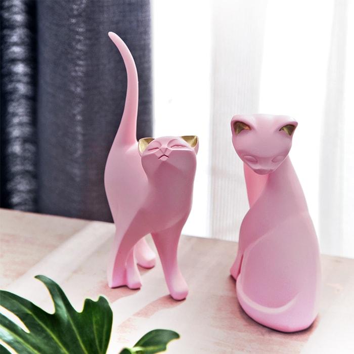 Statue Chat Pinky Caty I Le Monde Des Statues 